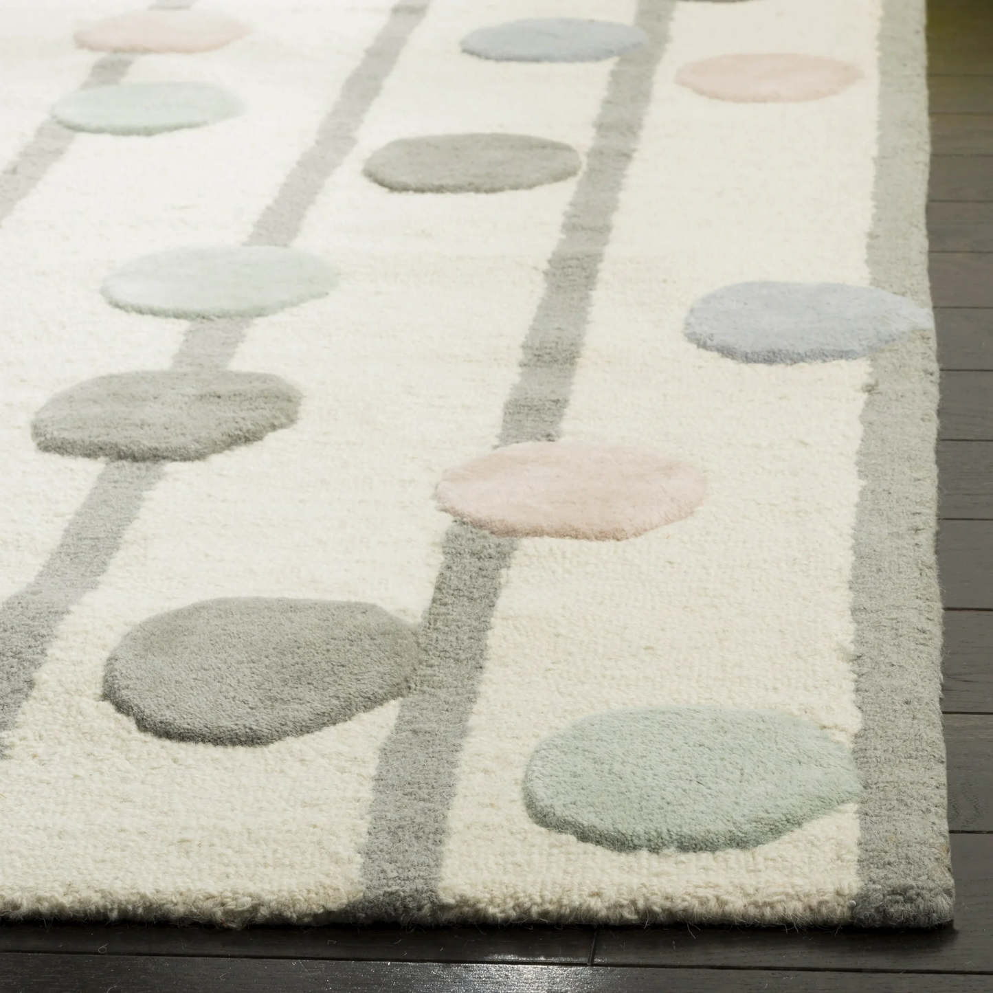 Playful Polka Stripe Rug Nuha Rugs