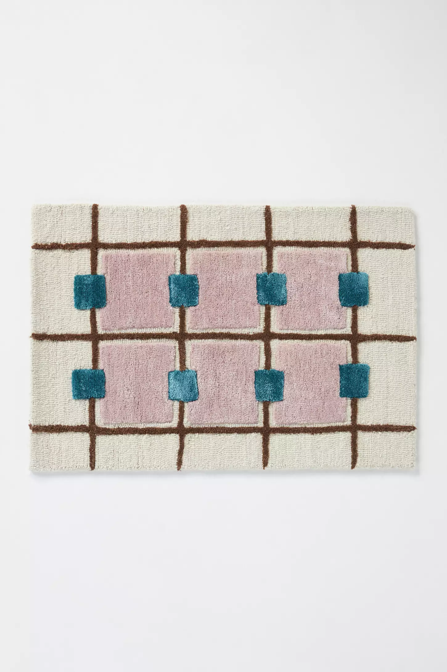 Pastel Grid Harmony Rug Nuha Rugs