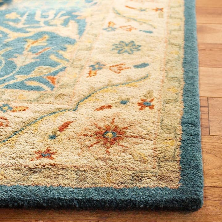 Hand Tufted Light Blue Multi 01 Persian Rug Nuha Rugs