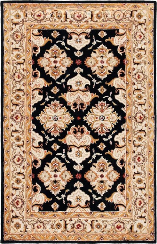 Hand Tufted Black Multi 02 Persian Rug Nuha Rugs
