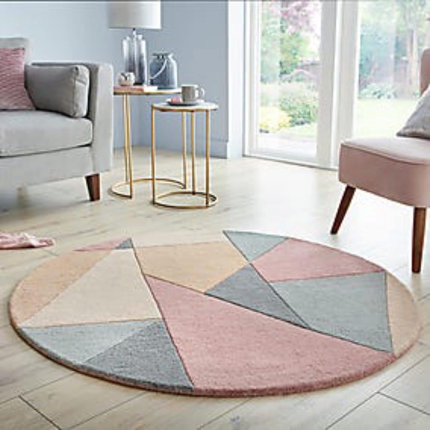 Multicolor Round Rug Nuha Rugs