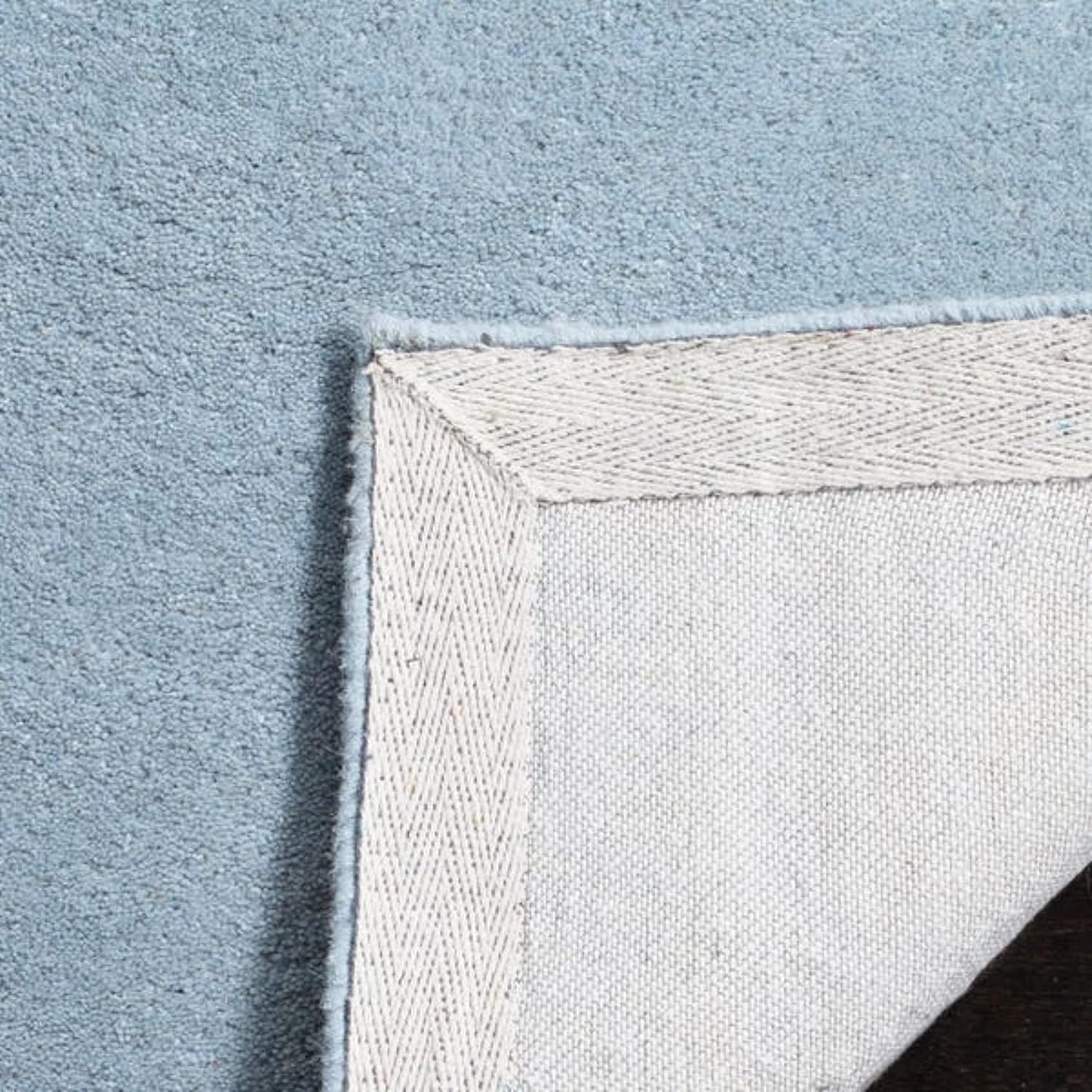 Blue Cross Round Rug Nuha Rugs