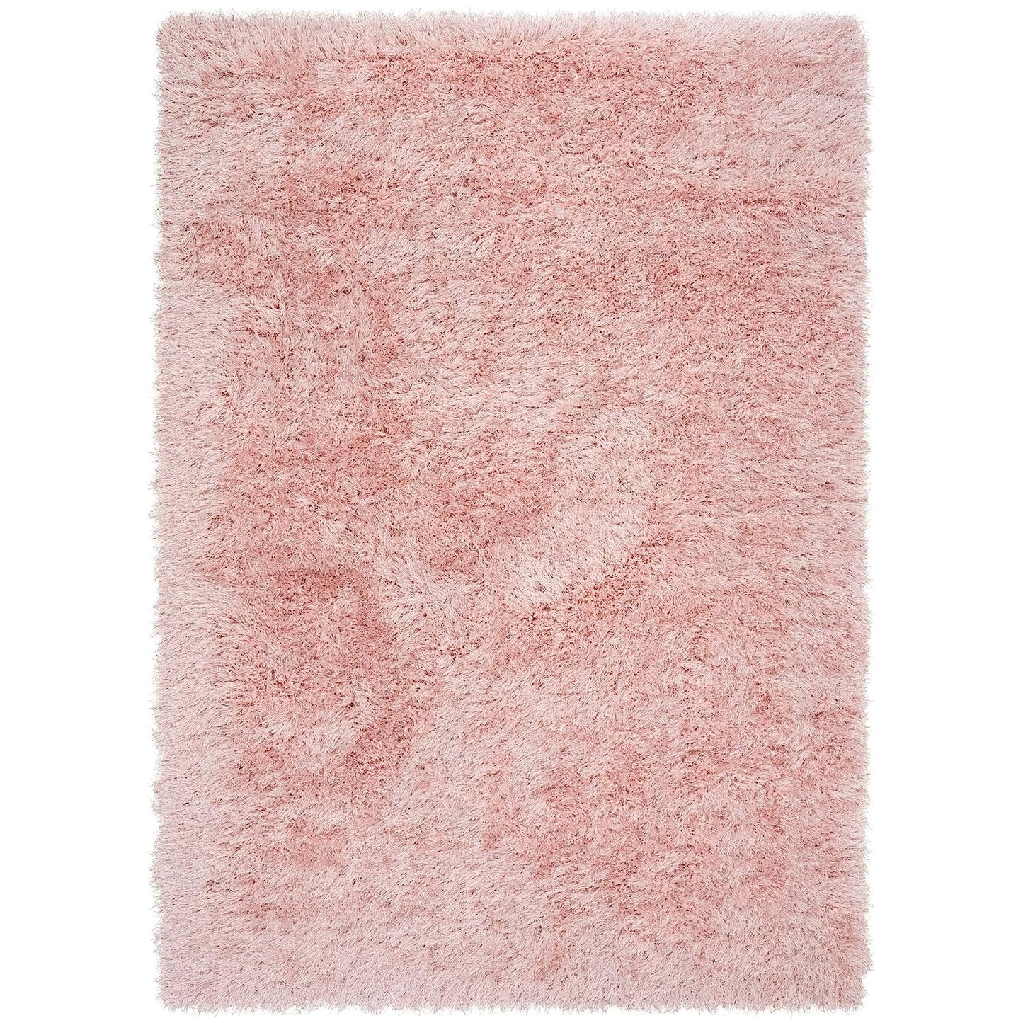 Handcrafted Super Soft Microfiber Shaggy Pink Carpet Nuha Rugs
