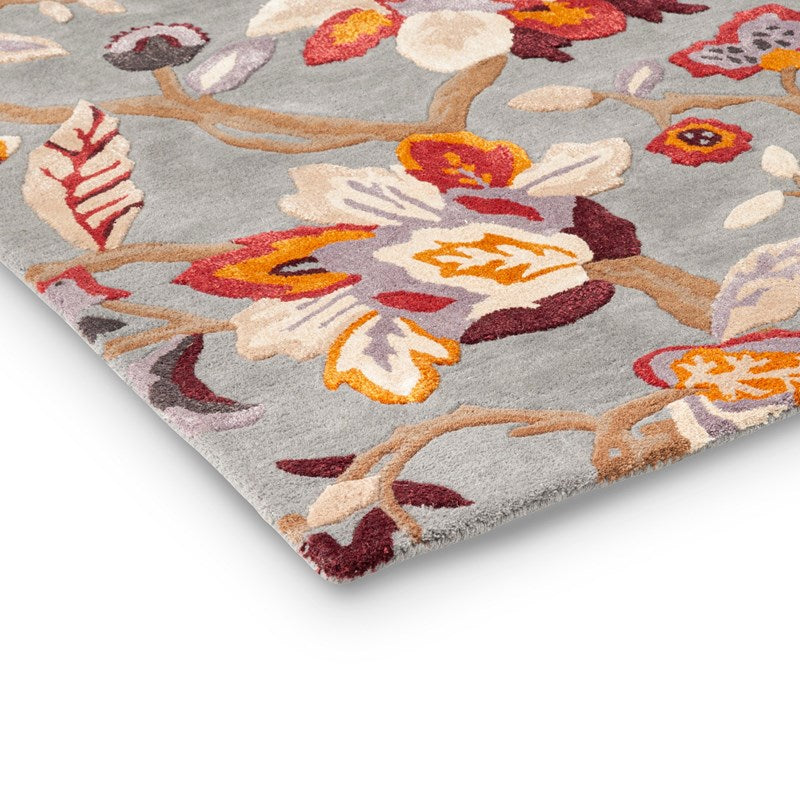 Grey Plum Rug Nuha Rugs