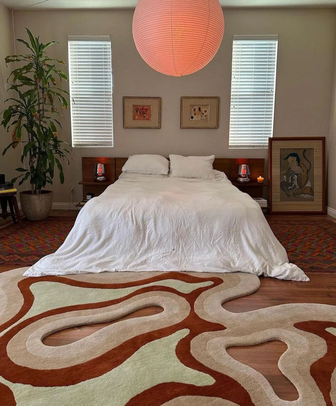 Amoeba Multicolour Irregular Rug Nuha Rugs