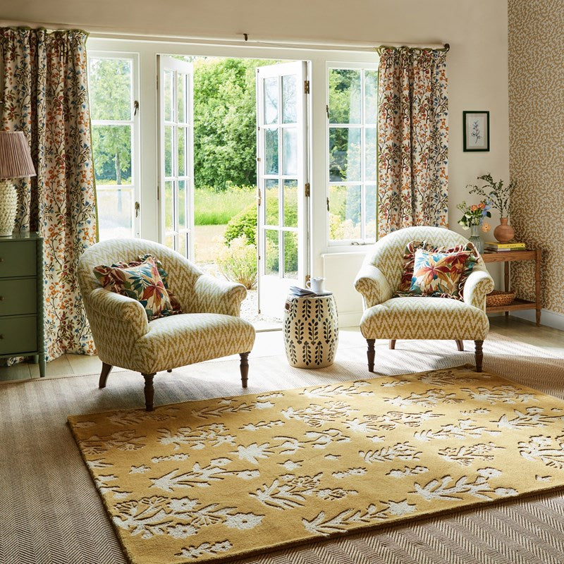 Woodland Glade Gold Nuha Rugs