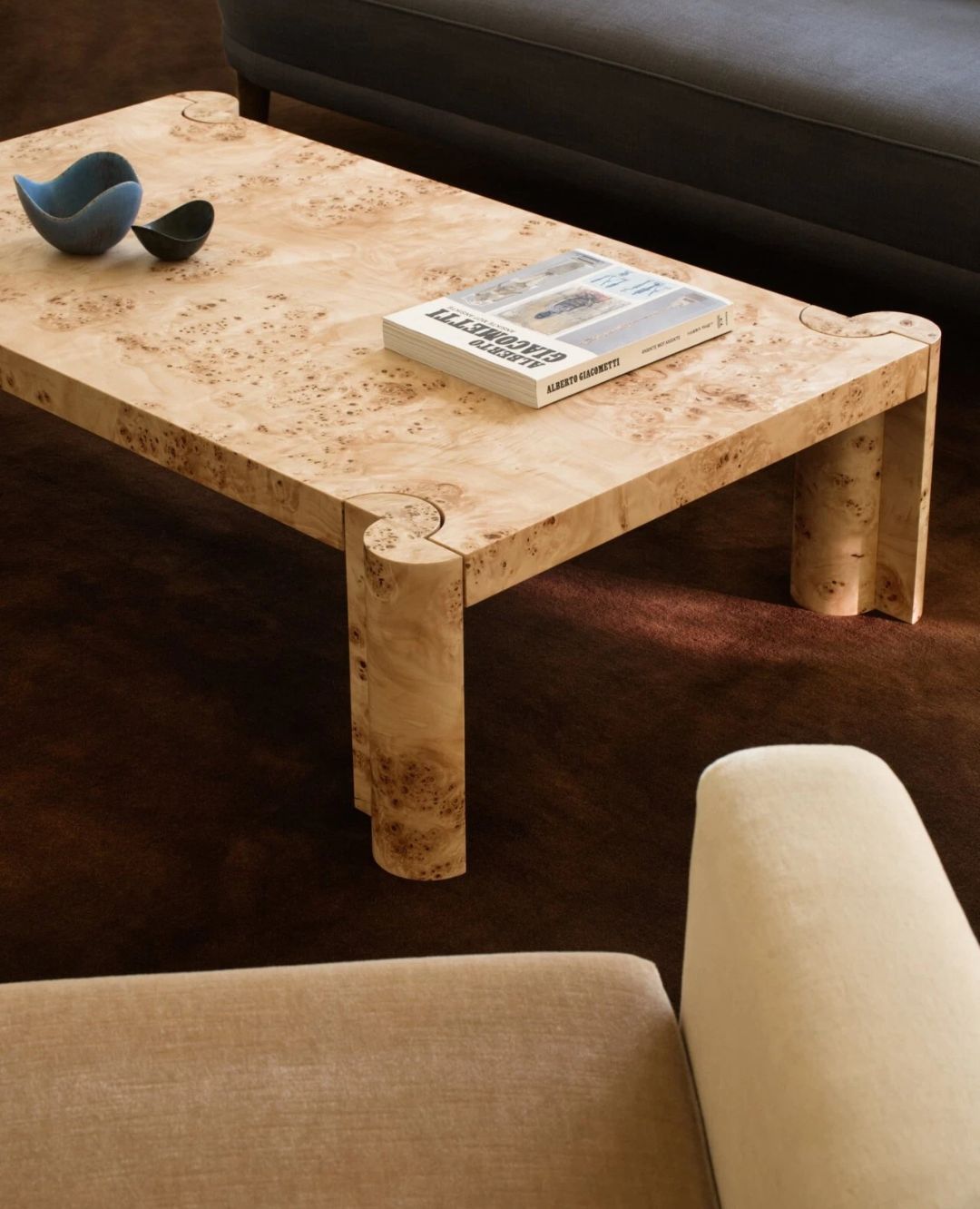 Coffee Brown Hand Tufted Rug