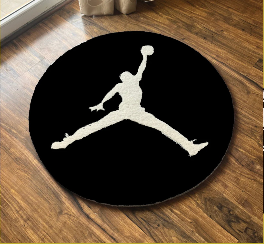 Black Jordan Rug