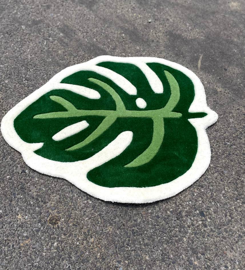 Green Leaf Rug