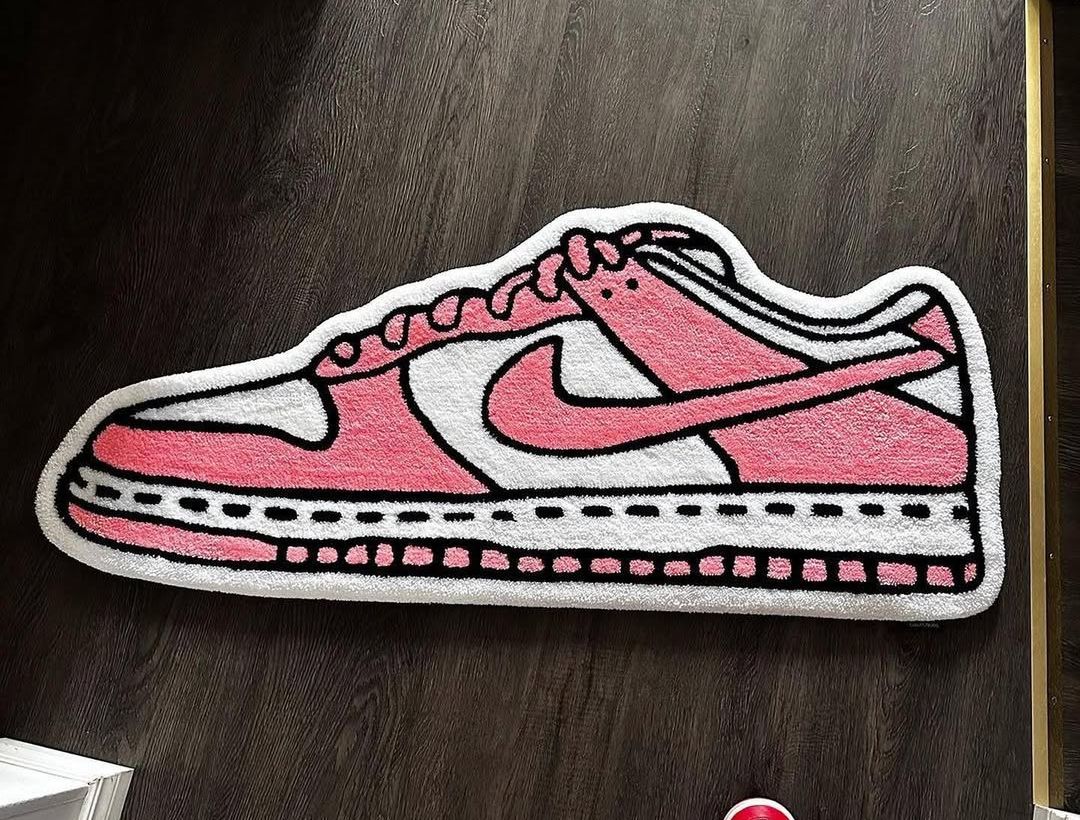 Pink Sneaker Rug