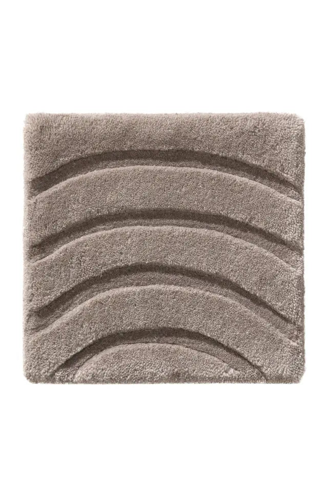 Modern Wavy Edge Area Rug – Sculpted Neutral Carpet with Abstract Curves for Living Room, Bedroom & Home Décor