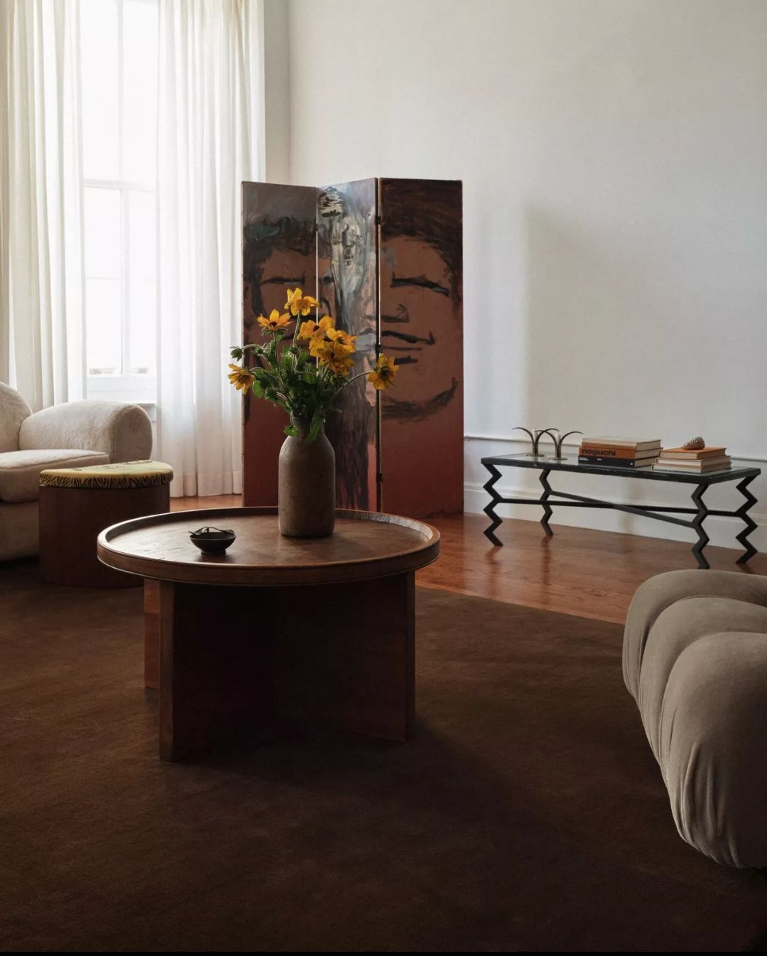 Coffee Brown Hand Tufted Rug