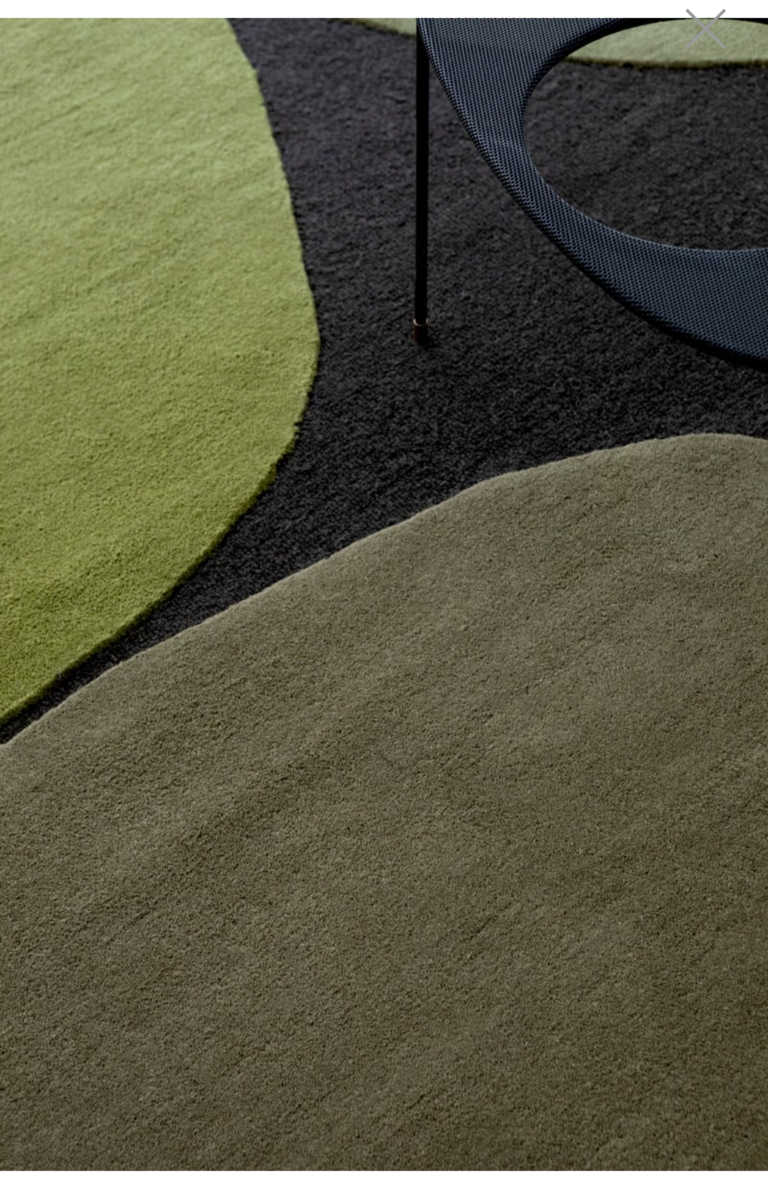 Modern Green Abstract Area Rug – Contemporary Geometric Design for Living Room & Office Décor
