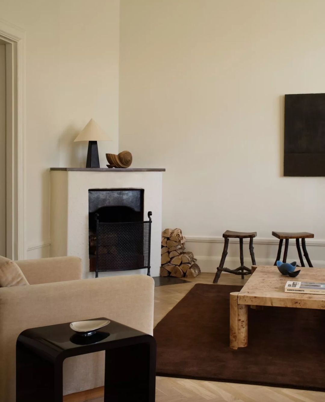 Coffee Brown Hand Tufted Rug