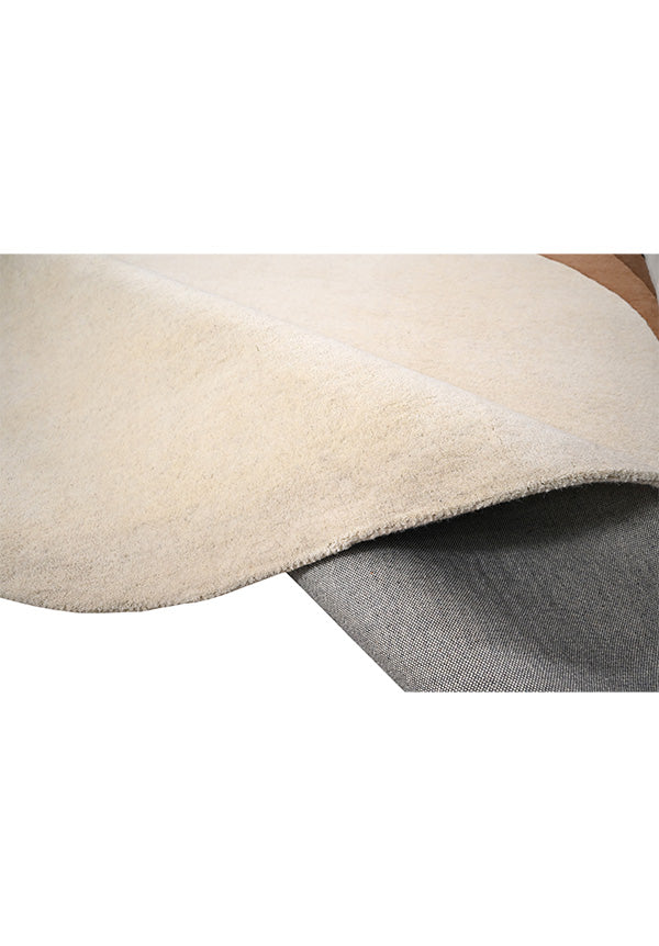 Modern Oval Gradient Rug in Neutral Brown & Beige | Contemporary Hand-Tufted Carpet for Living Room, Bedroom & Office Decor