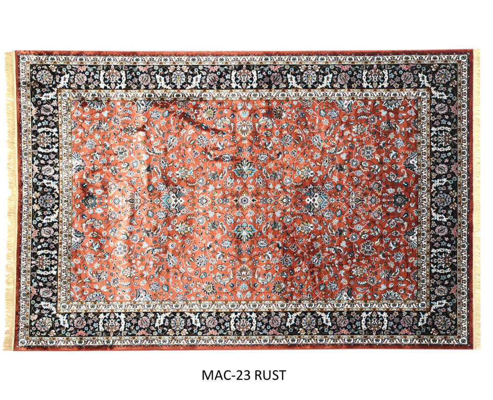 Luxury Persian Silk Rug – Handmade Traditional Oriental Area Carpet for Living Room & Bedroom