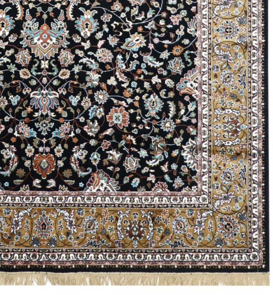 Luxury Persian Silk Rug – Elegant Traditional Design, Soft Fine Weave Area Carpet
