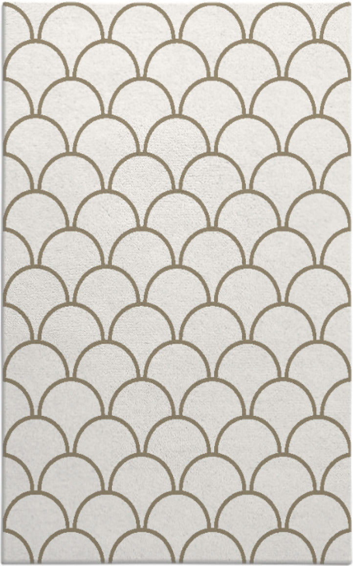 Elegant Scallop Pattern Wall Tile – White & Gold Fish Scale Design for Modern Bathroom, Kitchen Backsplash & Accent Walls