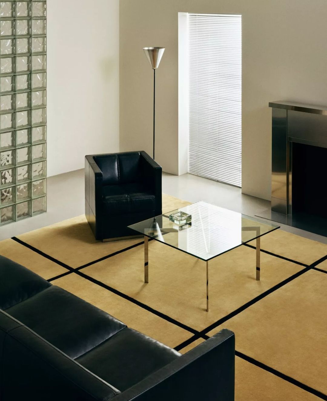 Hand Tufted Pavilion-Yellow Color NK Woolen Rug For Bedroom Living Room Rug
