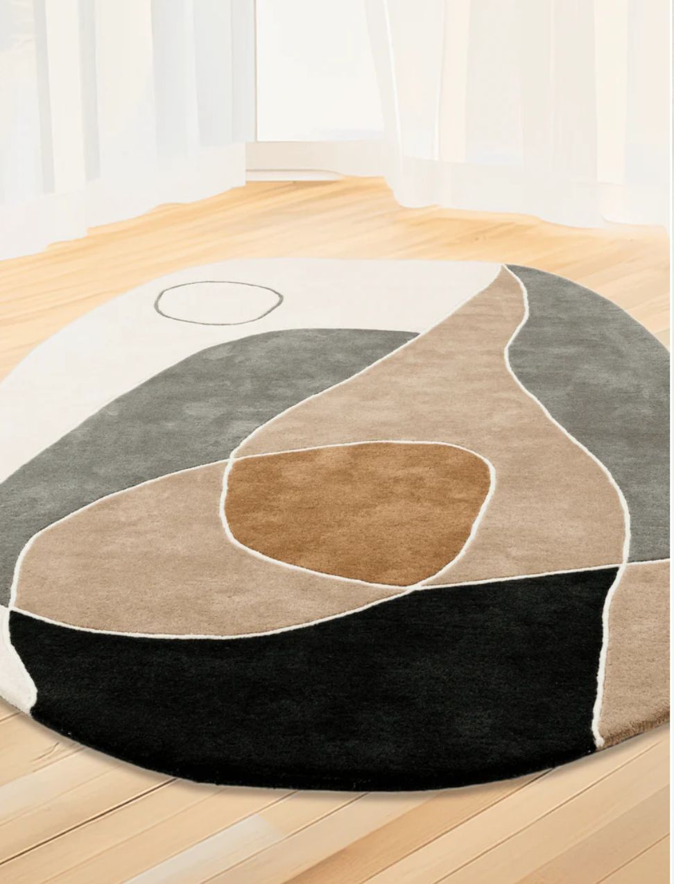 Multicolor Rustic Irregular Rugs Multicolor Irregular Rug – Nuha Rugs