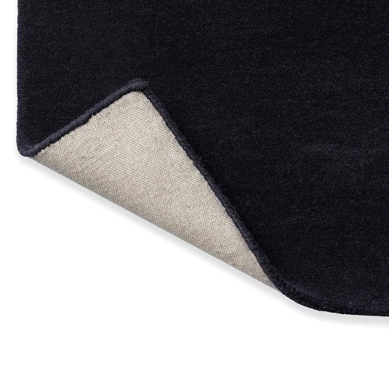 Black and Grey Abstract Modern Rug – Bold Geometric Contemporary Carpet for Living Room, Bedroom & Office Décor