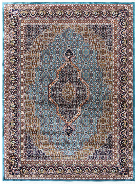 Luxury Persian Silk Area Rug | Elegant Handmade Look for Living Room