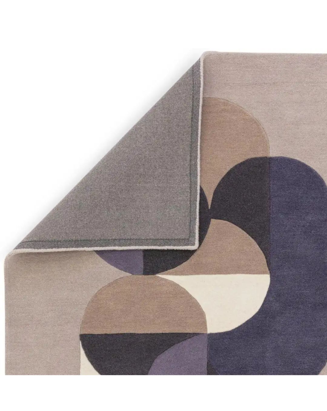 Modern Geometric Wool Rug – Abstract Minimalist Area Carpet for Living Room & Bedroom – Hand-Tufted Custom Size Contemporary Rug