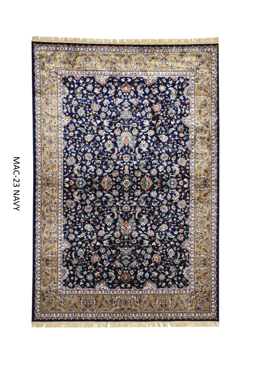 Luxury Persian Silk Rug – Handcrafted Traditional Floral Carpet for Elegant Living Rooms