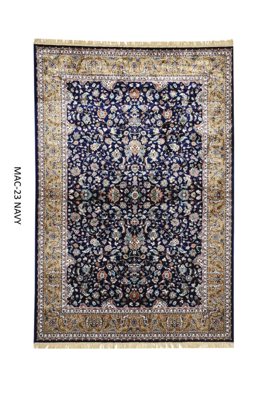 Luxury Persian Silk Rug – Handcrafted Traditional Floral Carpet for Elegant Living Rooms