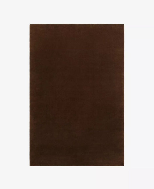 Coffee Brown Hand Tufted Rug