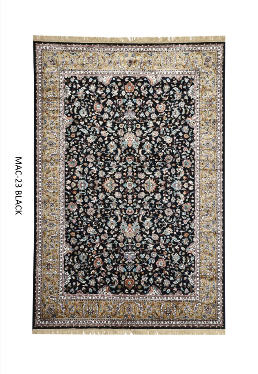 Luxury Persian Silk Rug – Elegant Traditional Design, Soft Fine Weave Area Carpet