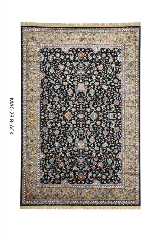 Luxury Persian Silk Rug – Elegant Traditional Design, Soft Fine Weave Area Carpet