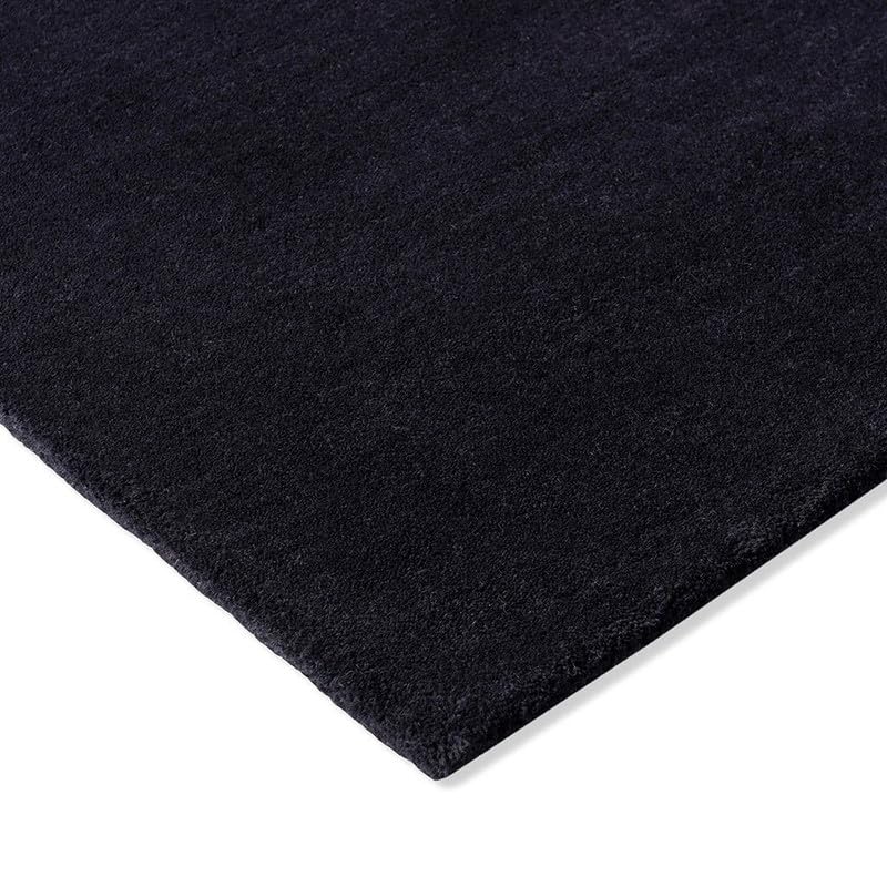 Black and Grey Abstract Modern Rug – Bold Geometric Contemporary Carpet for Living Room, Bedroom & Office Décor