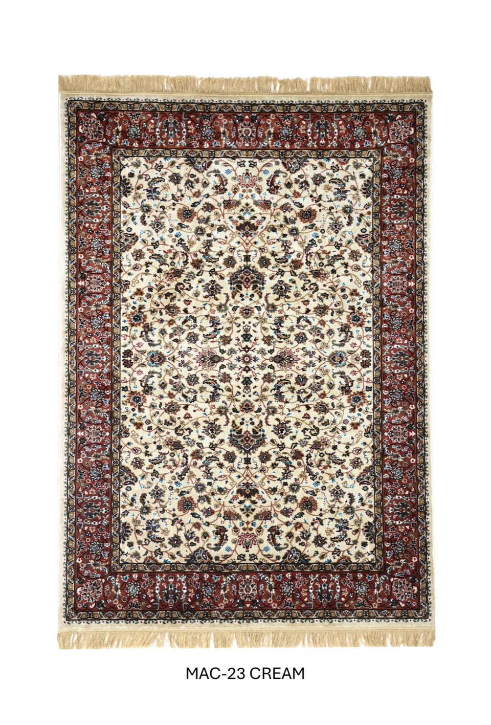 Luxury Persian Silk Rug – Elegant Traditional Floral Design, Premium Soft Finish for Living Room & Bedroom