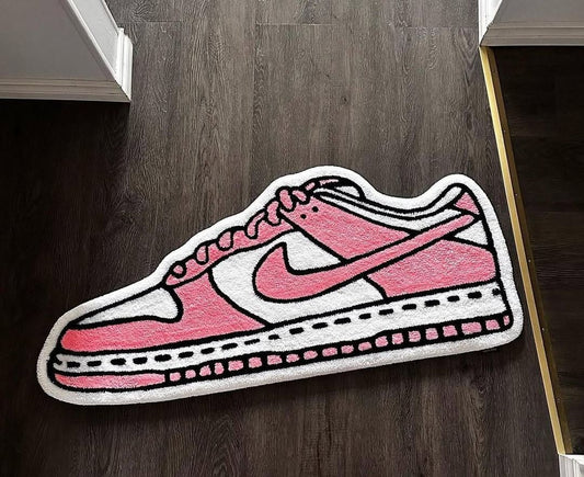 Pink Sneaker Rug