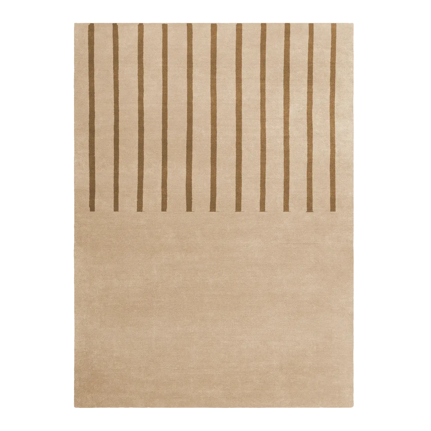 Beige Modern Area Rug with Vertical Stripes – Minimalist Soft Carpet for Living Room, Bedroom & Office Décor