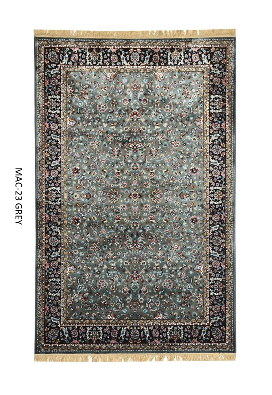 Luxury Persian Silk Rug – Handcrafted Fine Silk Carpet with Traditional Floral Des