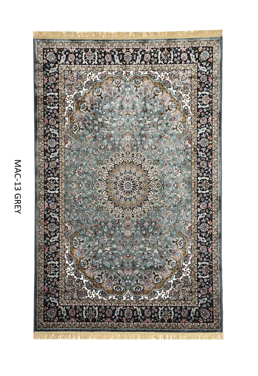 Luxury Persian Silk Rug – Handcrafted Fine Silk Carpet with Intricate Floral Design, Premium Oriental Area Rug