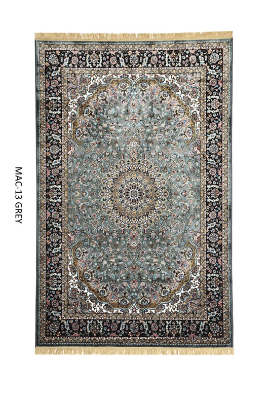 Luxury Persian Silk Rug – Handcrafted Fine Silk Carpet with Intricate Floral Design, Premium Oriental Area Rug