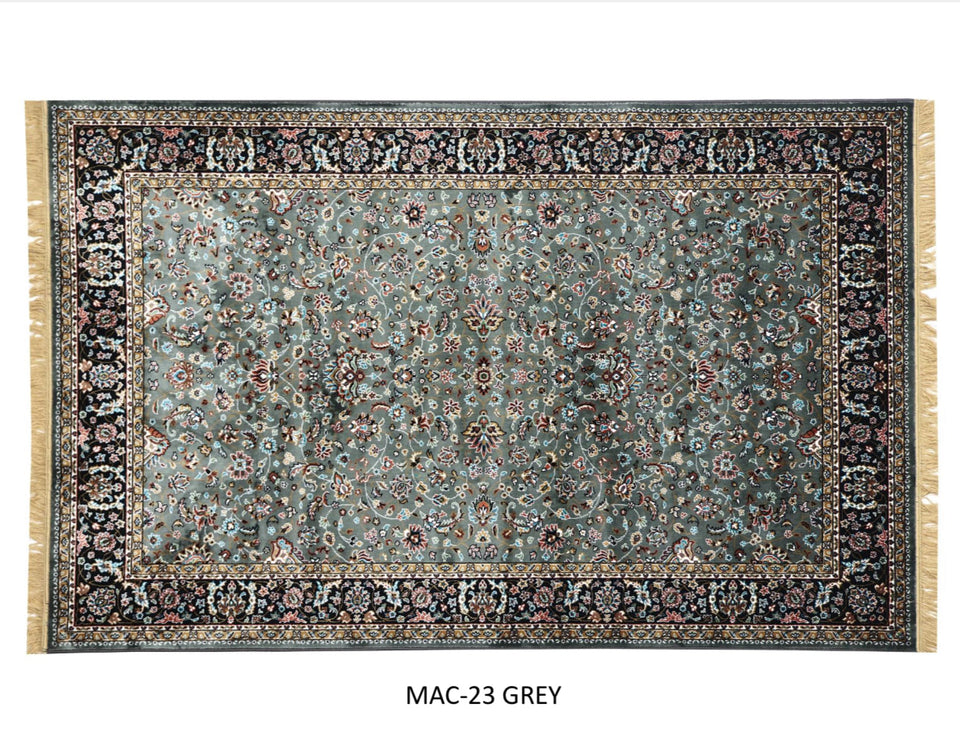 Luxury Persian Silk Rug – Handcrafted Fine Silk Carpet with Traditional Floral Des