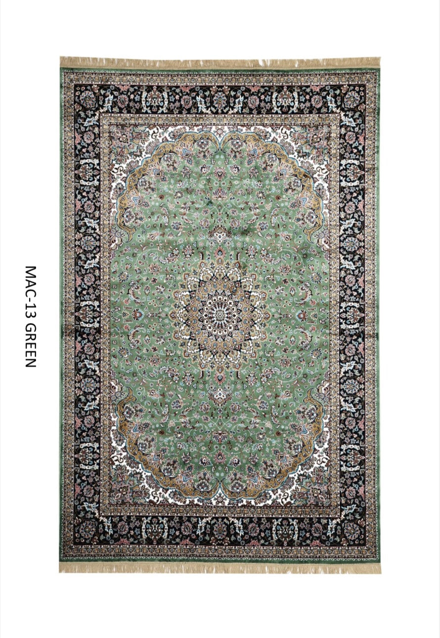Luxury Persian Silk Rug – Handmade Traditional Floral Carpet for Elegant Home Décor