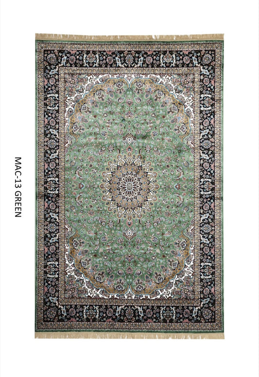 Luxury Persian Silk Rug – Handmade Traditional Floral Carpet for Elegant Home Décor