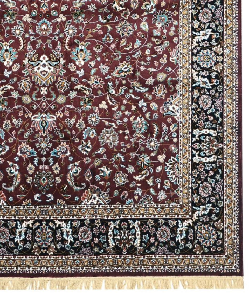 Persian Silk Rug – Handcrafted Luxury Oriental Carpet with Intricate Floral Design