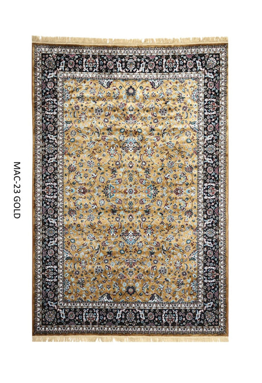Persian Silk Area Rug | Luxury Handwoven Oriental Carpet with Traditional Floral Pattern