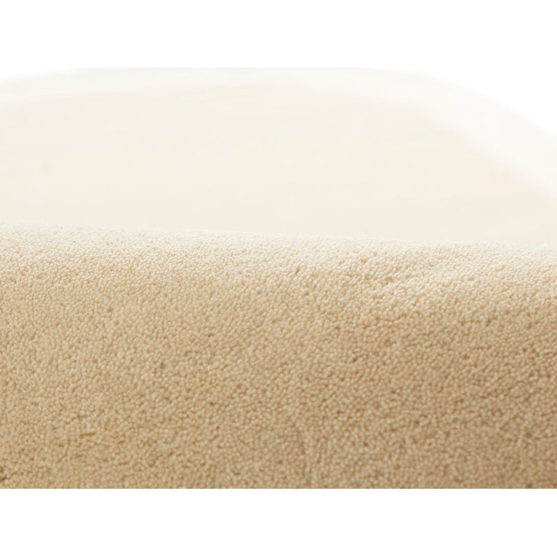 Beige Minimalist Area Rug with Cream Border – Modern Hand-Tufted Carpet for Living Room, Bedroom & Office Décor