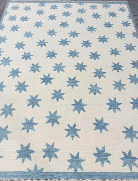 Hand Knotted Oushak Rug – Vintage Turkish Design | Soft Wool Area Carpet | Living Room & Bedroom Decor