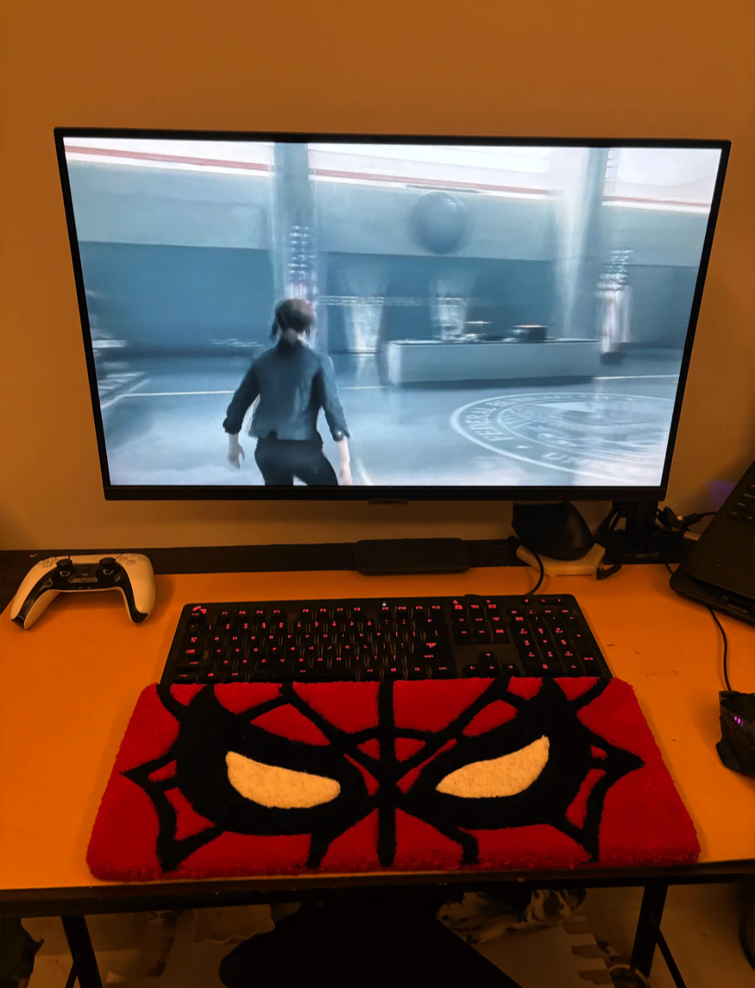 Spider Keyboard Rug