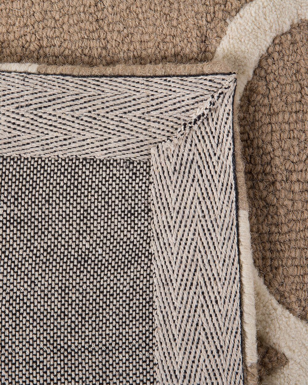 Moroccan Trellis Pattern Area Rug – Hand-Tufted Wool Beige & Ivory Modern Geometric Carpet for Living Room, Bedroom, Office & Home Interior Decor