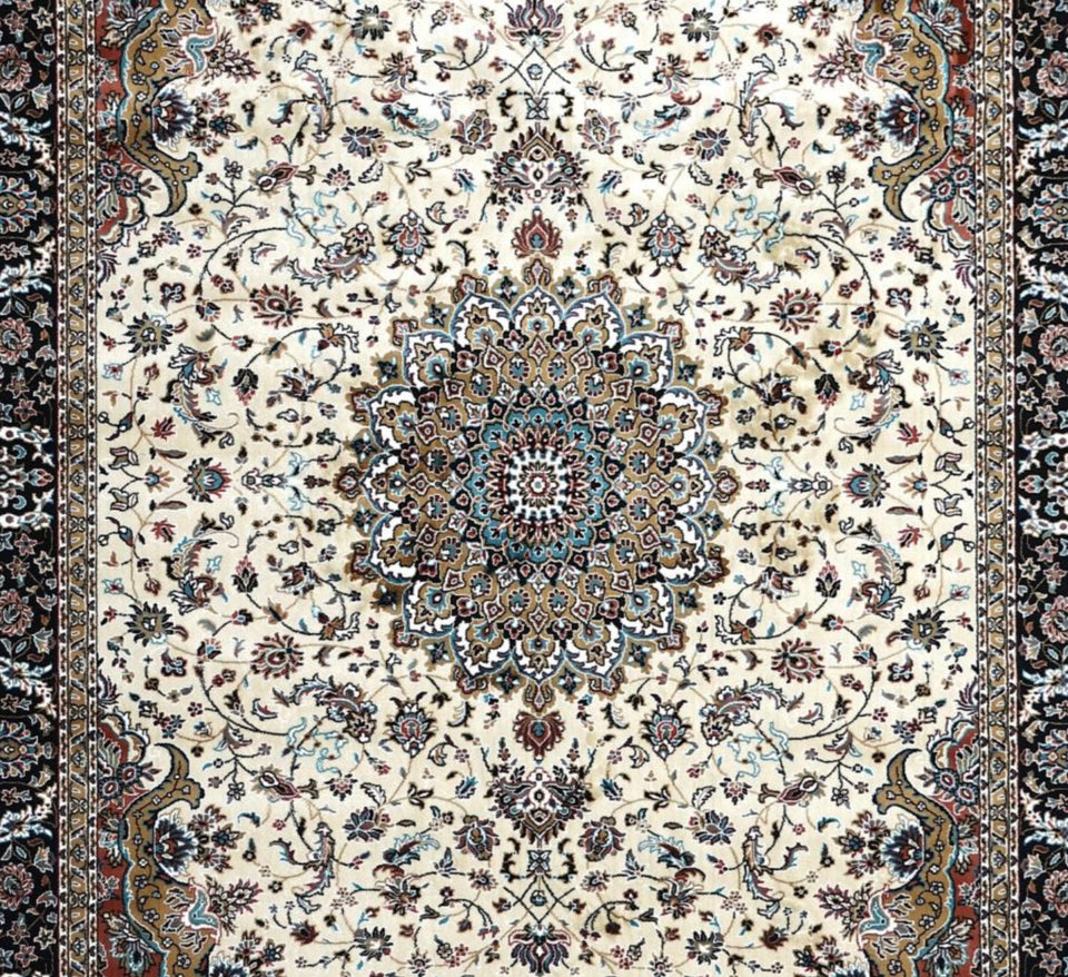 Luxury Persian Silk Rug – Timeless Handmade Oriental Carpet for Elegant Interiors