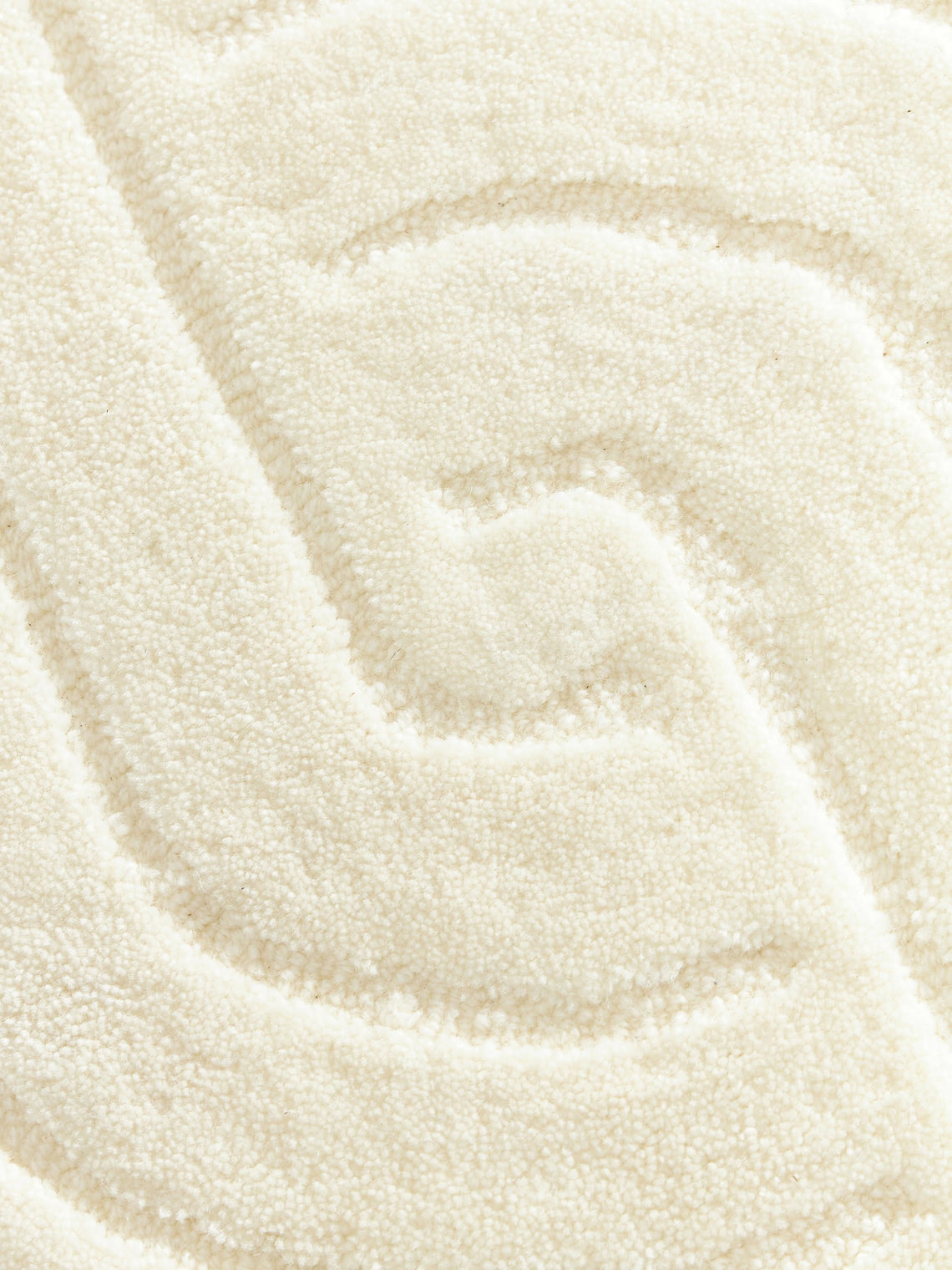 Modern Cream Hand-Tufted Area Rug – Minimalist Geometric Design Carpet for Living Room, Bedroom & Home Décor